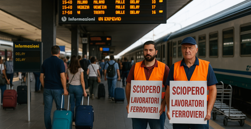 ITALY Train strike