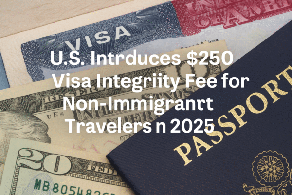 U.S. Imposes $250 Visa Integrity Fee for Tourists