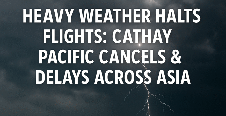 Heavy Weather Halts Flights