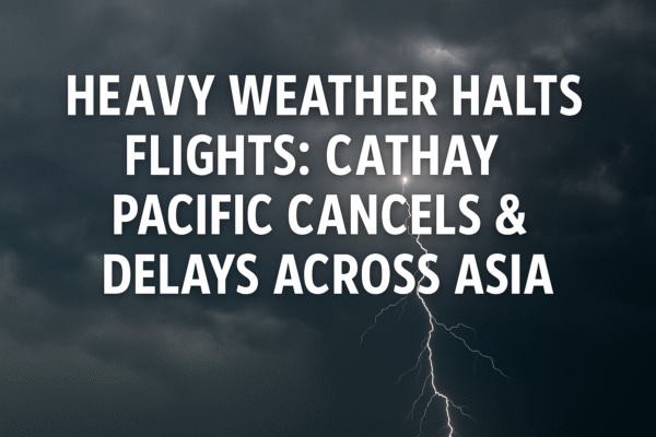 Heavy Weather Halts Flights