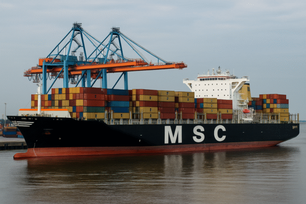 MSC shipping, global logistics