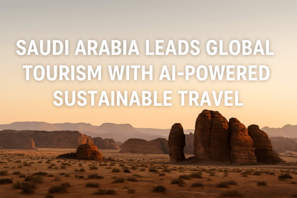 Saudi Arabia pioneers AI-driven sustainable tourism with smart data centers, eco-friendly travel routes, and personalized itineraries shaping Vision 2030.