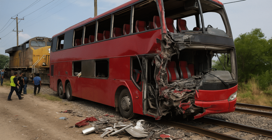 Deadly Bus-Train Collision