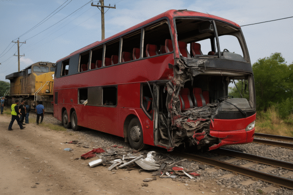 Deadly Bus-Train Collision