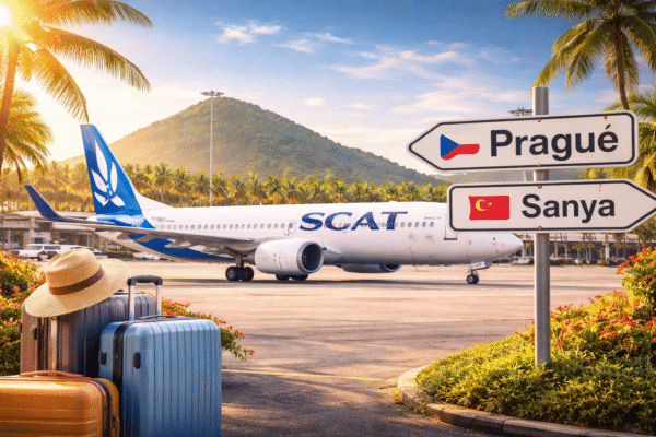 Sanya–Prague route