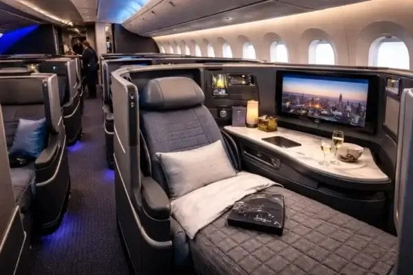 Boeing 787 luxury seats